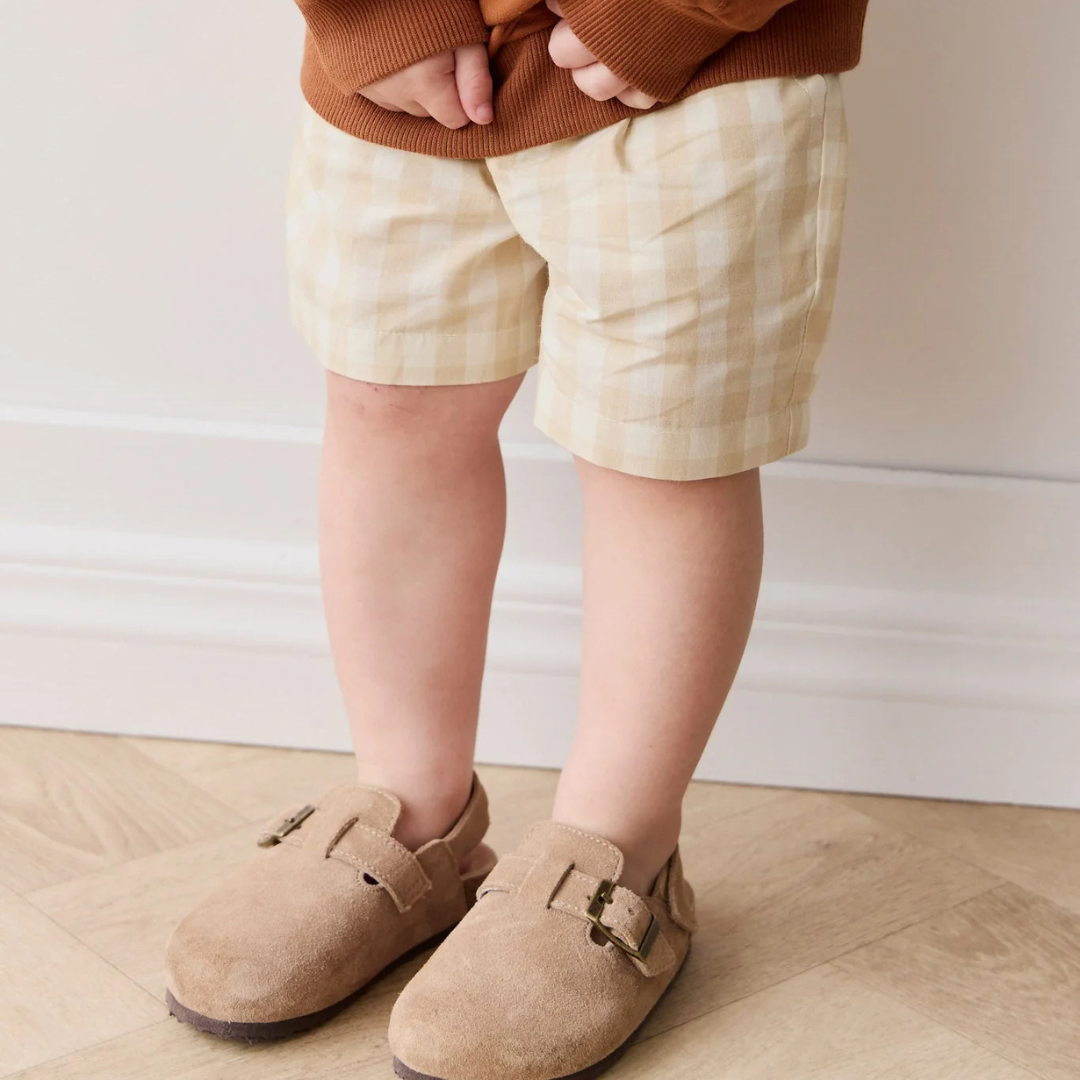 Louis gingham pale shorts | Jamie Kay