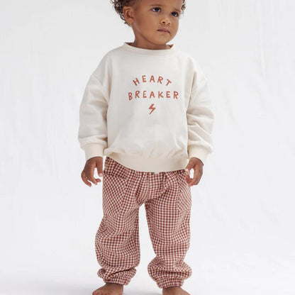 Luca Pant Red Gingham | Quincy Mae