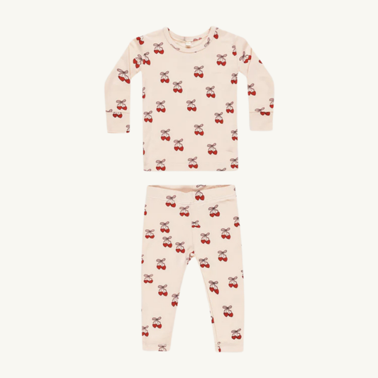 Pyjama bambou 2 pièces Mon amour | Quincy Mae