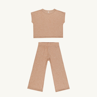 Cozy Knit set Grapefruit 4-5 ans | Rylee + Cru