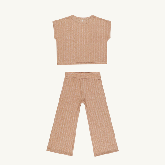 Cozy Knit set Grapefruit 4-5 ans | Rylee + Cru
