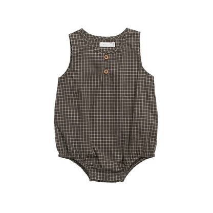Playsuit Coton Archie Cofee Gird | Jamie Kay