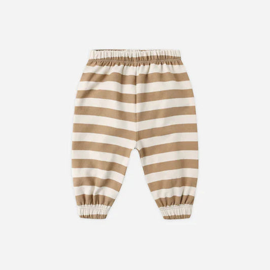 Oversized Seatpants Gold Stripe | Quincy Mae