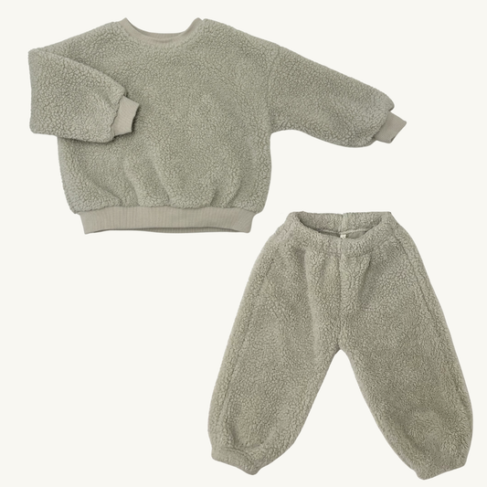 SM | Grey Teddy Set 18-24M | Rylee + Cru