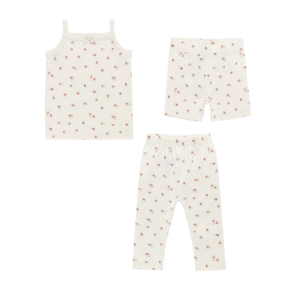 Simple Flowers Egret 3 pieces set | Jamie Kay