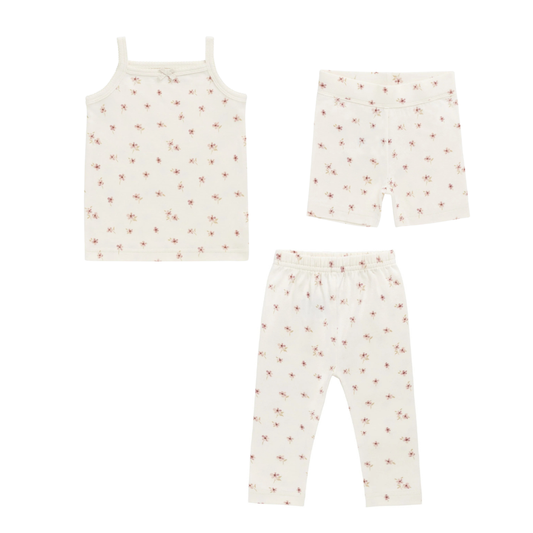 Simple Flowers Egret 3 pieces set | Jamie Kay