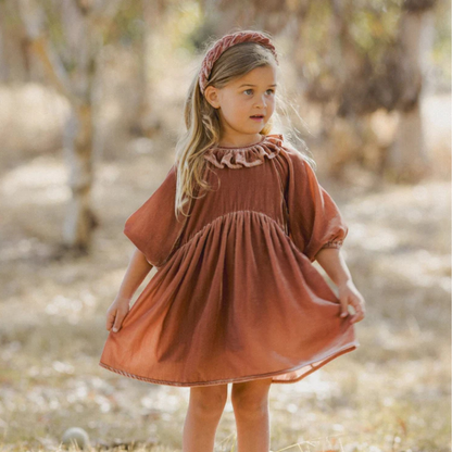 Robe Adeline poppy 2-3 ans | Noralee