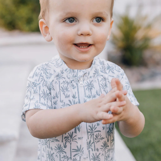 Palms Zipper Swimsuit | Mebie