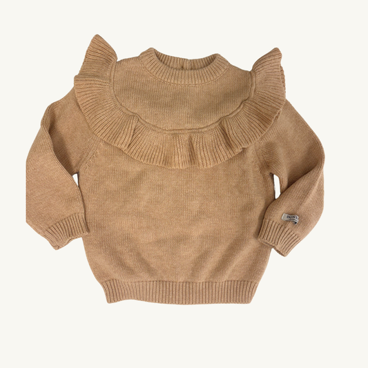SH | Donsje Ruffled Knit Sweater 12-18M