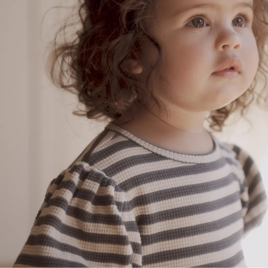 Darla Dress Ocean Stripe | Quincy Mae