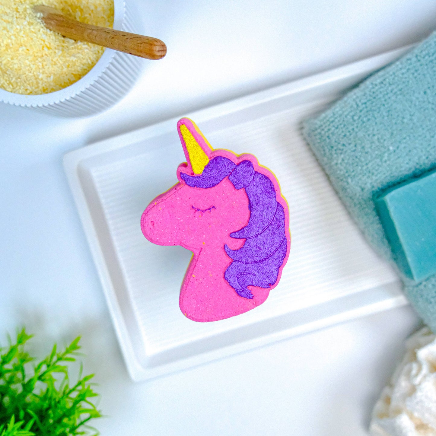 Unicorn - Bath Bomb with Shoe Charm