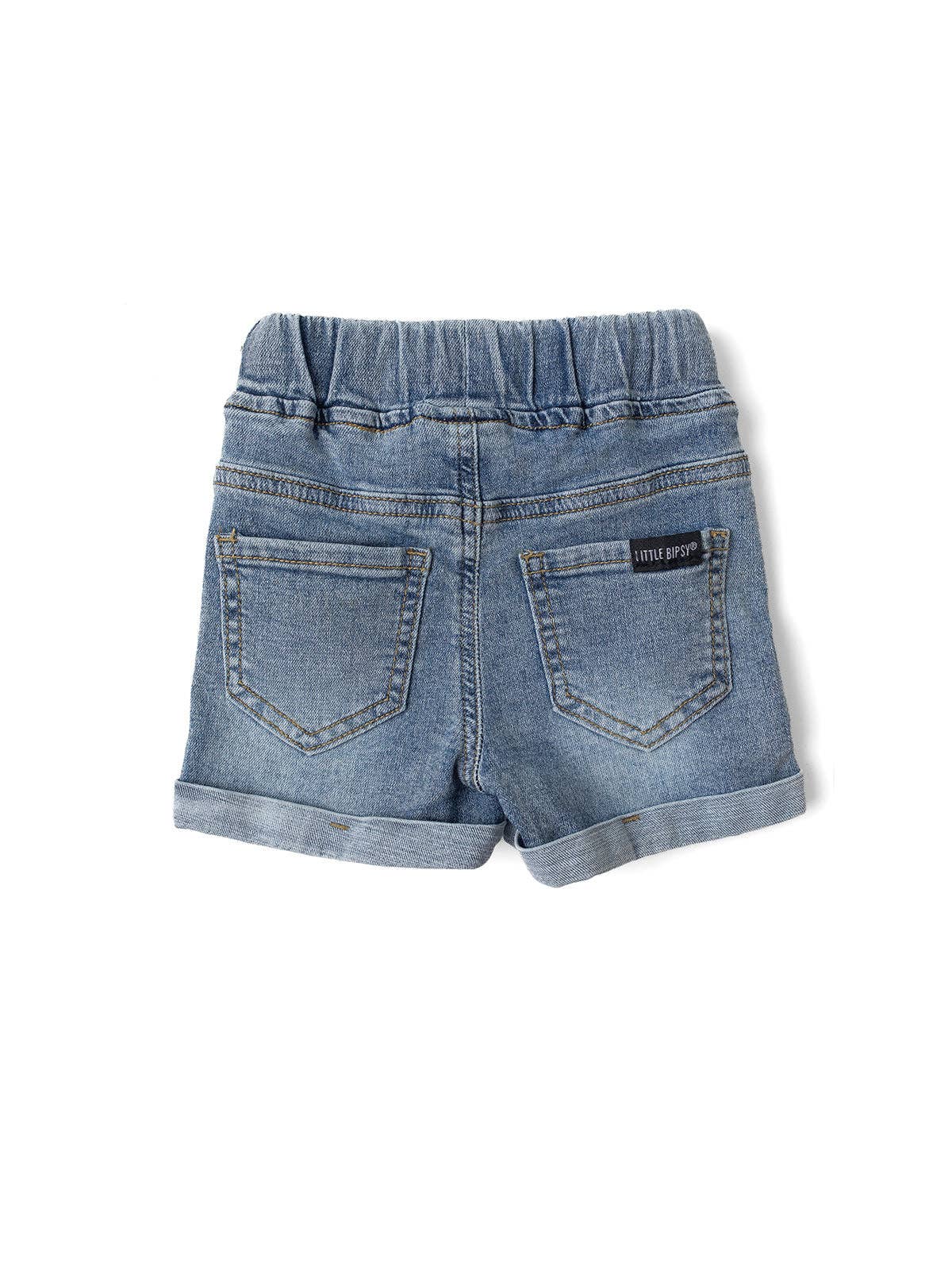 Distressed Denim Shorts | Little Bibsy