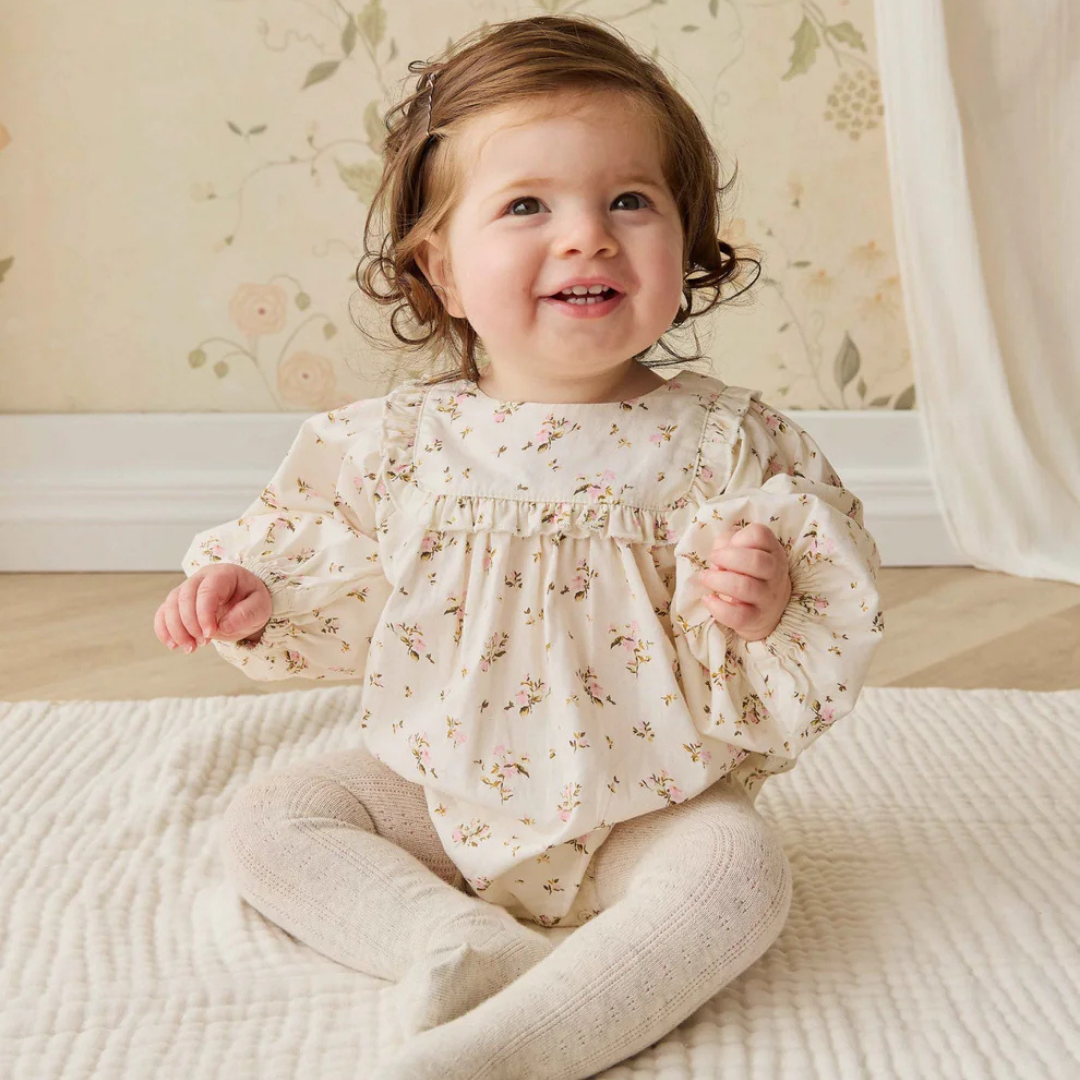 Romper Frances Bianca Antique | Jamie Kay