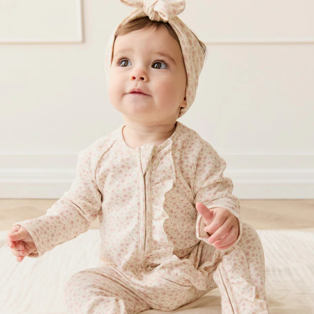 Pyjama une pièce Pénélope  rose Mélanie |  Jamie Kay