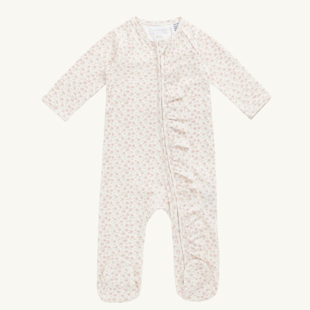 Pyjama une pièce Pénélope  rose Mélanie |  Jamie Kay