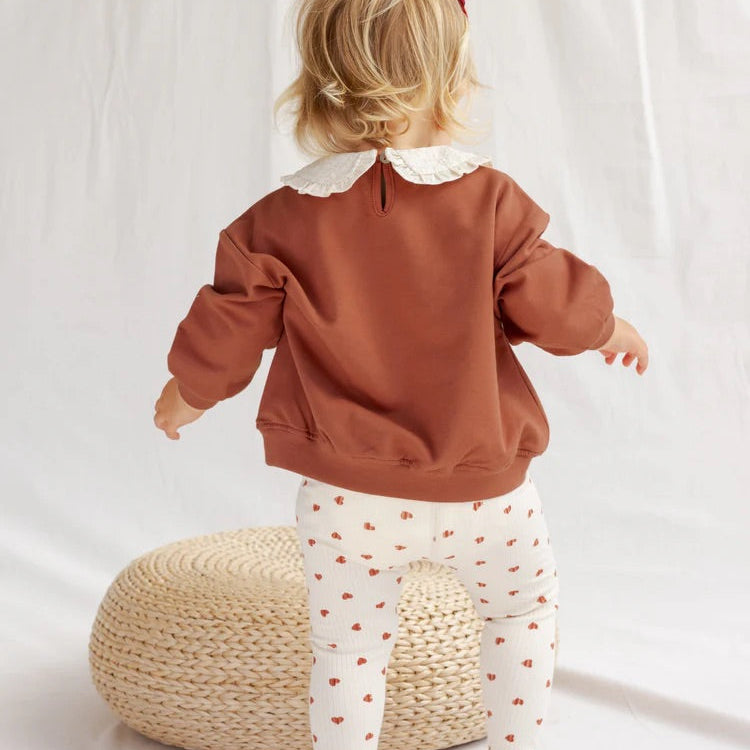 Collared Sweatshirt My Love | Quincy Mae