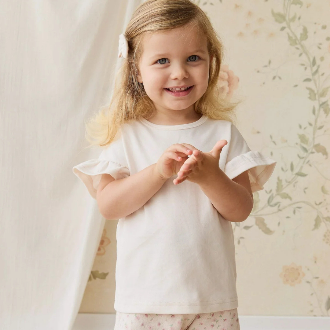 Antoinette Top Blushed Rose | Jamie Kay