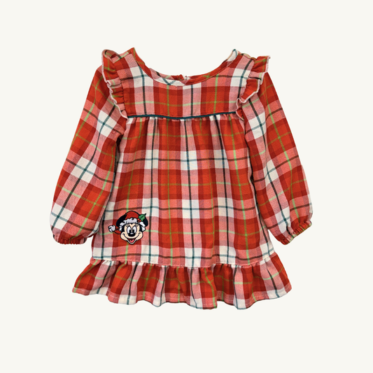 SM | Minnie Plaid Nightgown 2Y | Disney Store