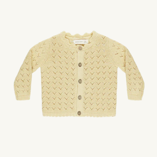 Cadigan jaune beurre | Quincy Mae