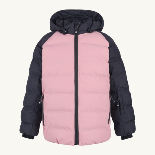 Manteau de ski rose et noir | Color Kids