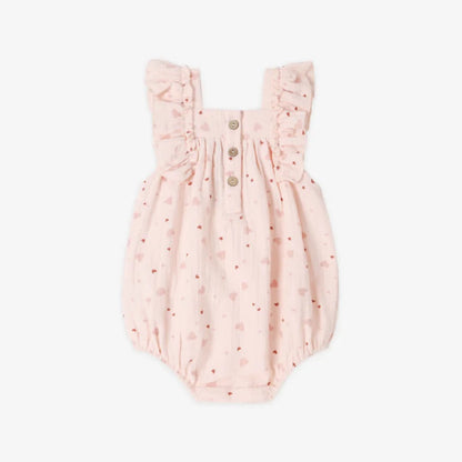 Maya Romper Heart Confetti | Quincy Mae