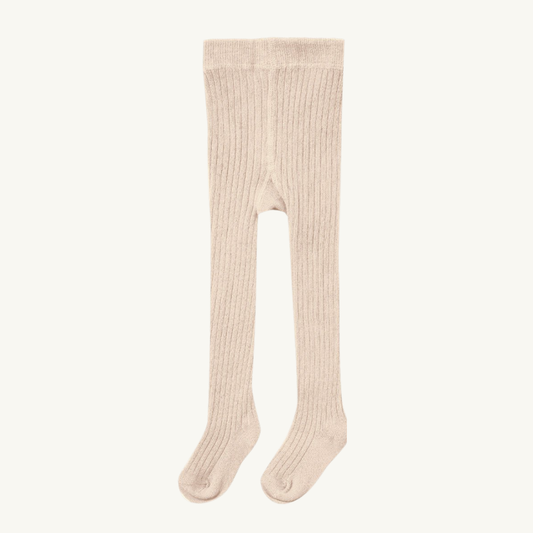 Bas collants côtelés Shell | Quincy Mae