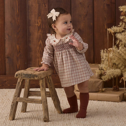 Callie Dress Holiday Plaid | Quincy Mae