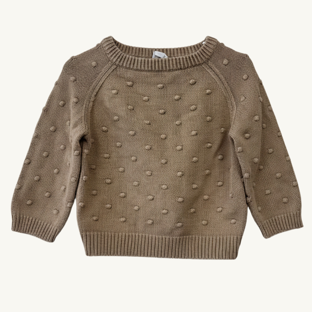 SH | Jaime Kay Dotty knit sweater beige 2Y