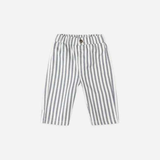 Grayson Pant Ocean Pinstripe | Quincy Mae
