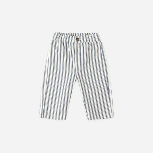 Grayson Pant Ocean Pinstripe | Quincy Mae