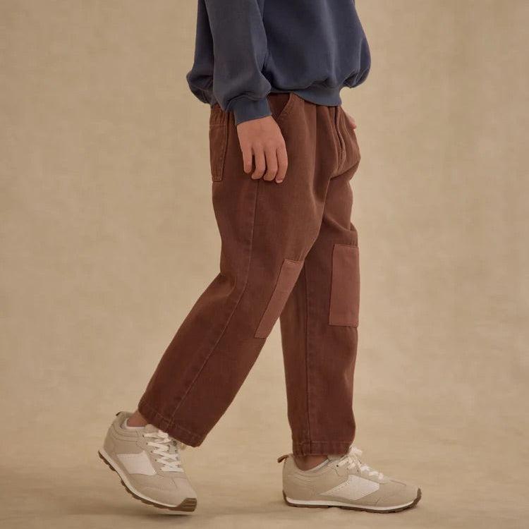 Baggy Pant Brown | Rylee + Cru