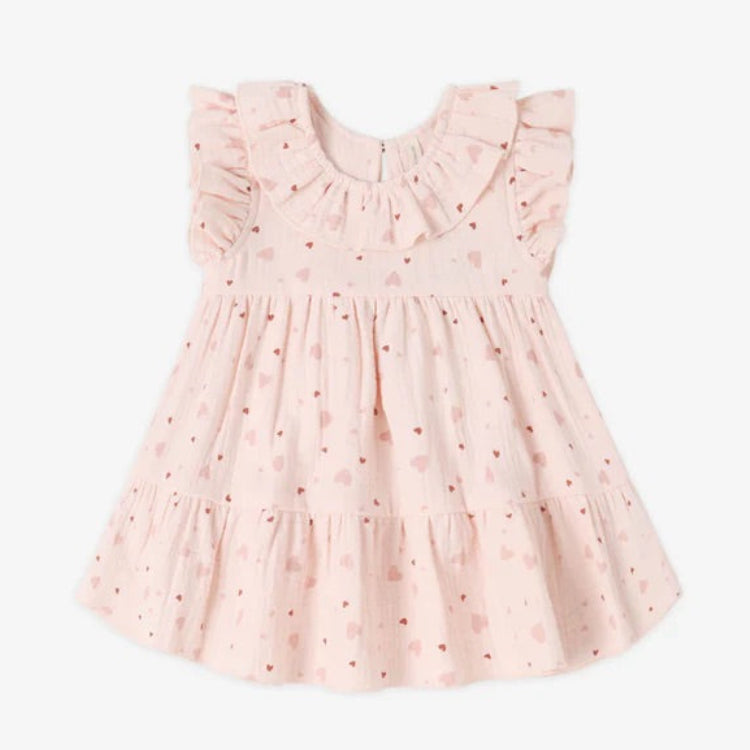 Charlotte Dress Heart Confetti | Quincy Mae