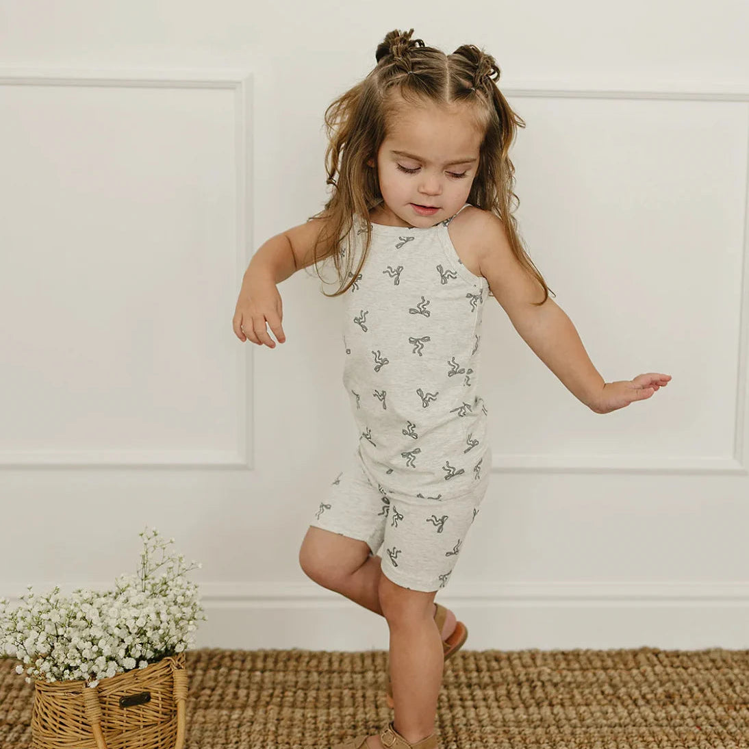 Bow Tank + Biker Short Set | Mebie