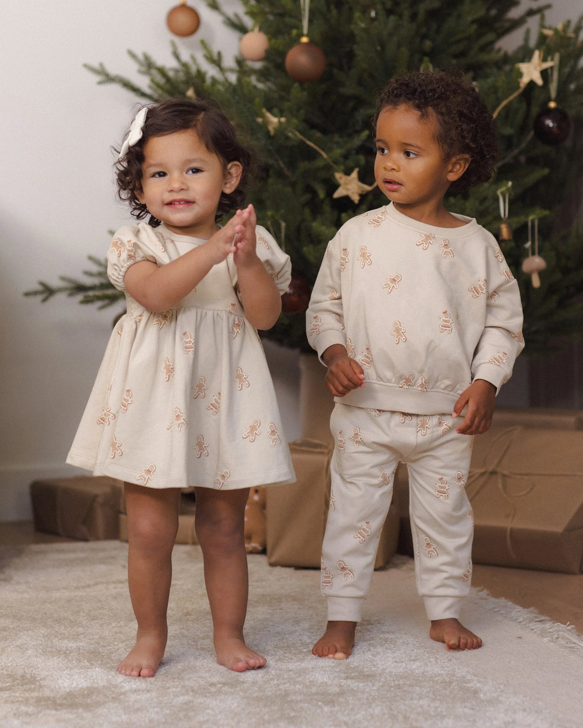 Darla Dress Gingerbread | Quincy Mae