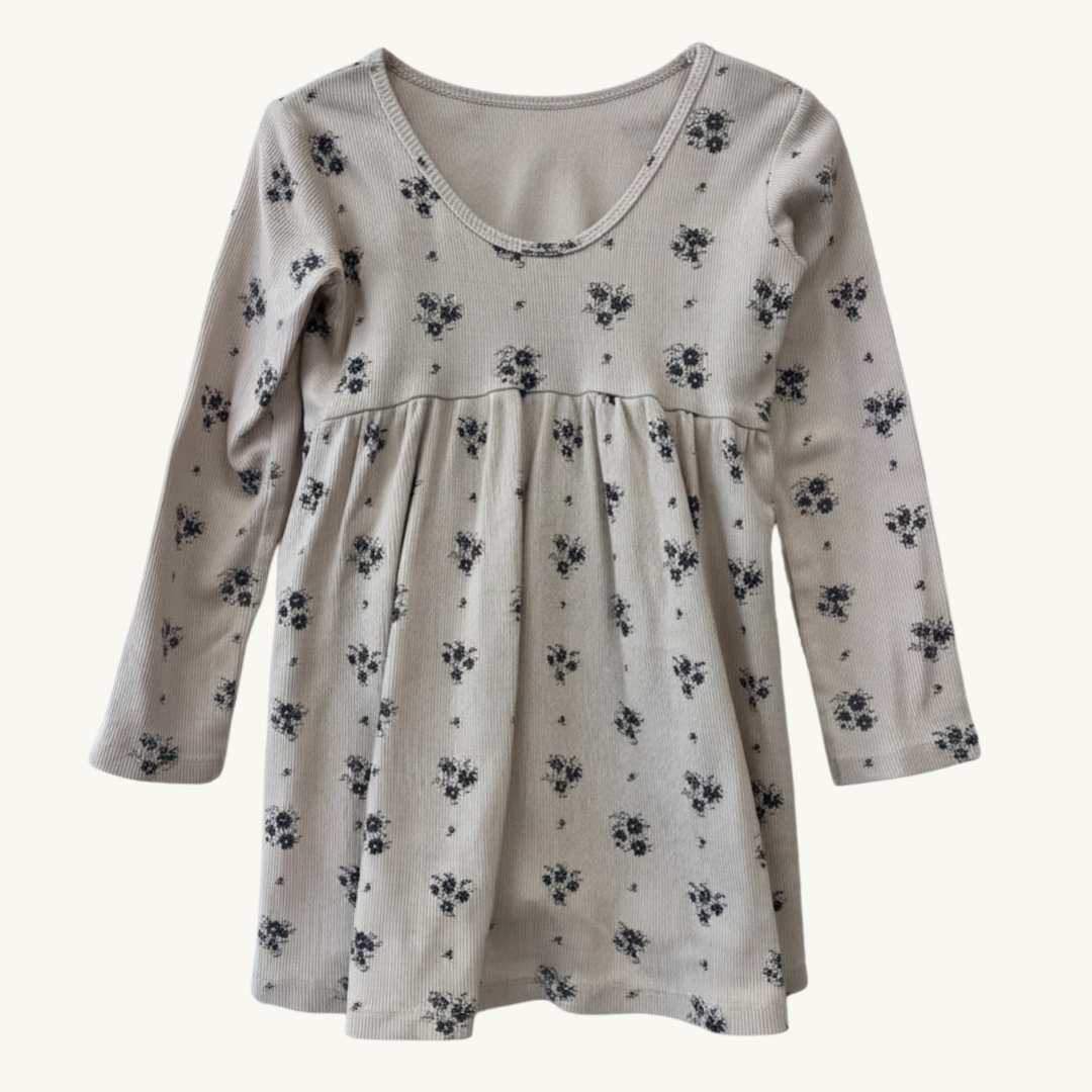 SM | Ribbed dress and bloomer Quincy Mae 2-3Y