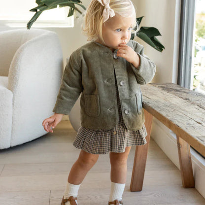 Veste de corduroy Forêt 4-5 ans | Quincy Mae