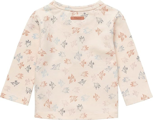 Long-sleeved allover cream butter sweater | Noppies