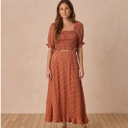 Ensemble Red Floral | Rylee + Cru