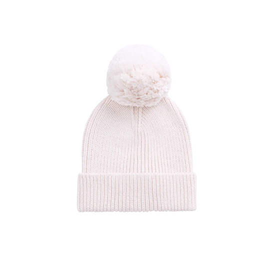 Simple Rib Beanie Cosy Mauve | Jamie Kay