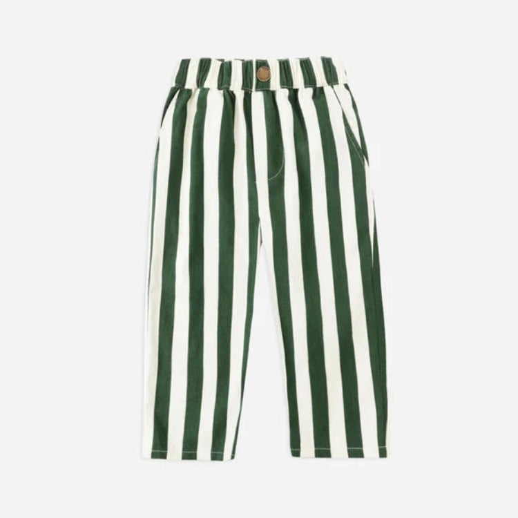 Baggy Green Stripe Pants | Rylee + Cru
