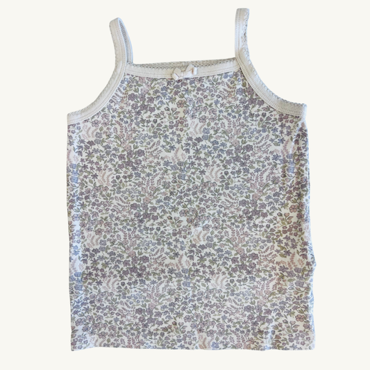 SH April Floral Mauve Singlet 5Y | Jamie Kay