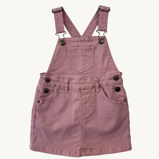 SH | JK Classic Peach overall dress 6Y