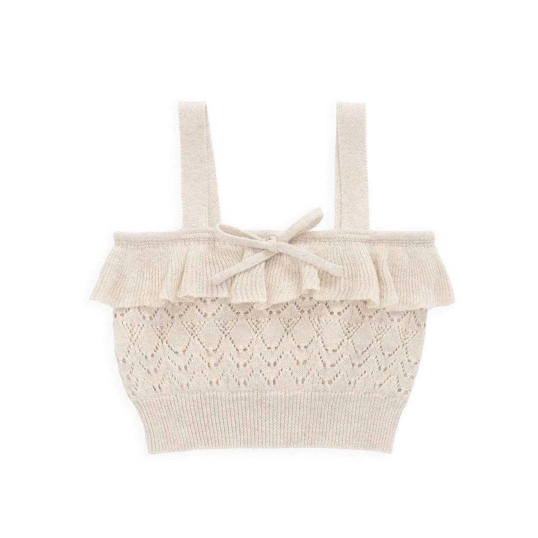 Melanie Top Light Oatmeal Marle | Jamie Kay