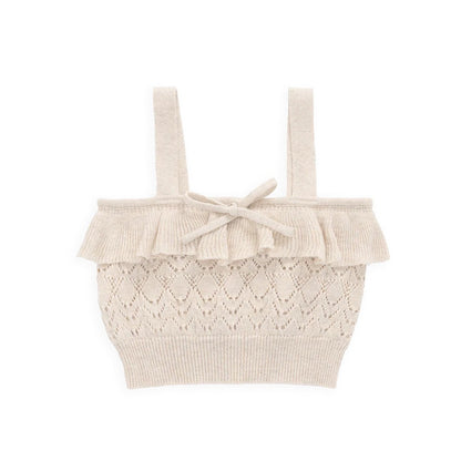 Melanie Top Light Oatmeal Marle | Jamie Kay