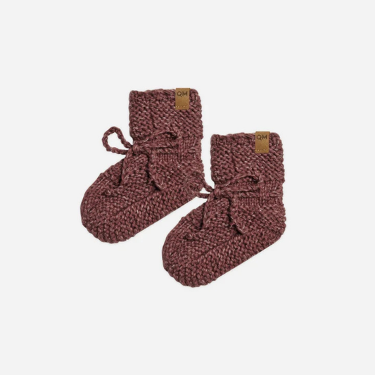 Bottines en tricot Plum | Quincy Mae