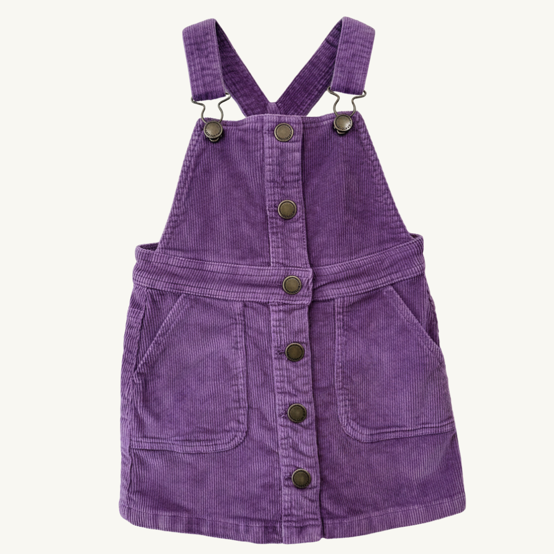 SH | JK Vintage Corduroy purple overall dress 6Y