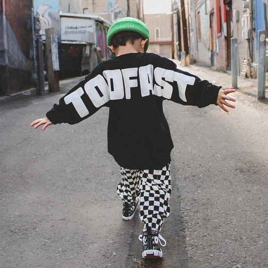 Crewneck Trop Rapide Noir | Little trouble