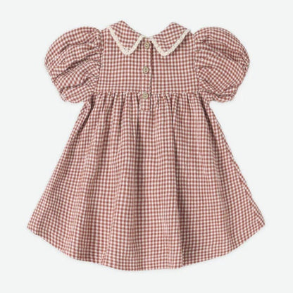 Coraline Dress Red Gingham | Quincy Mae