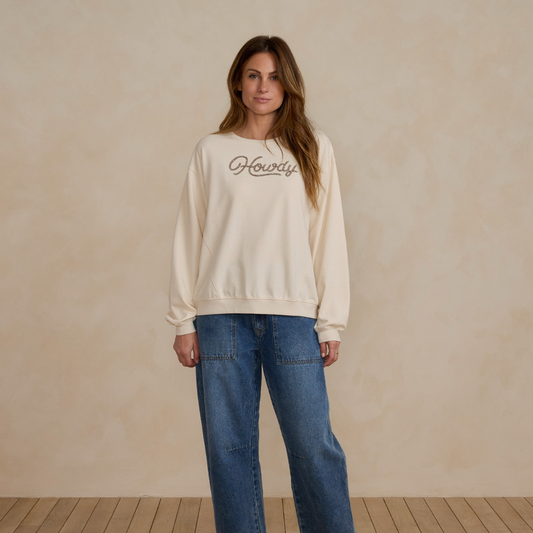 Chandail Howdy | Rylee + Cru