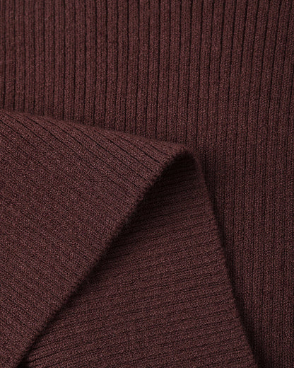 Scallop Tee Burgundy | Rylee + Cru